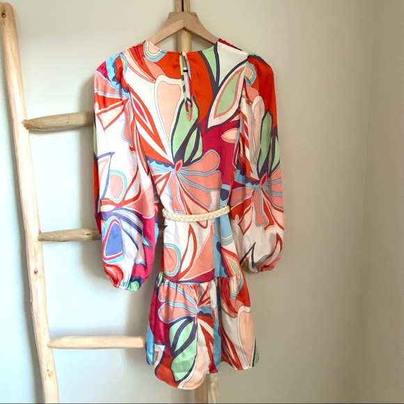 ALEXIS for Target | mixed floral long sleeve dress - Picture 8 of 11